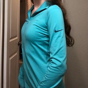 Nike Pro quarter zip workout top